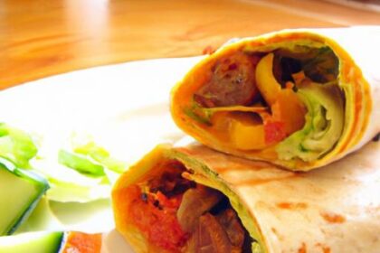 Delicious Vegan Cheeseburger Wraps: Flavor-Packed & Fresh