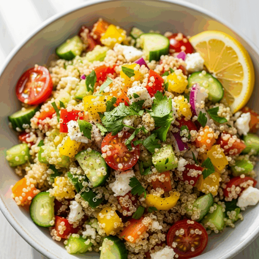 Mediterranean Quinoa Salad: A Fresh Twist on Healthy Eating