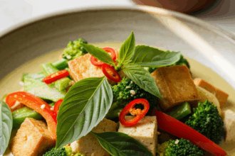 Savor Thai Green Curry with Tofu: A Vibrant Vegan Delight