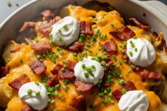 Select 5-Star Ultimate Loaded Baked Potato Casserole: Comfort in Every Bite 5-Star Ultimate Loaded Baked Potato Casserole: Comfort in Every Bite