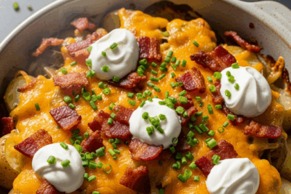 Select 5-Star Ultimate Loaded Baked Potato Casserole: Comfort in Every Bite 5-Star Ultimate Loaded Baked Potato Casserole: Comfort in Every Bite