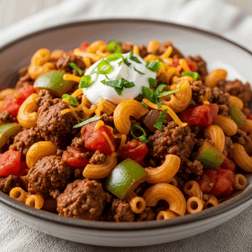 One-Pot American Goulash: Comfort Food Made Easy and Fast