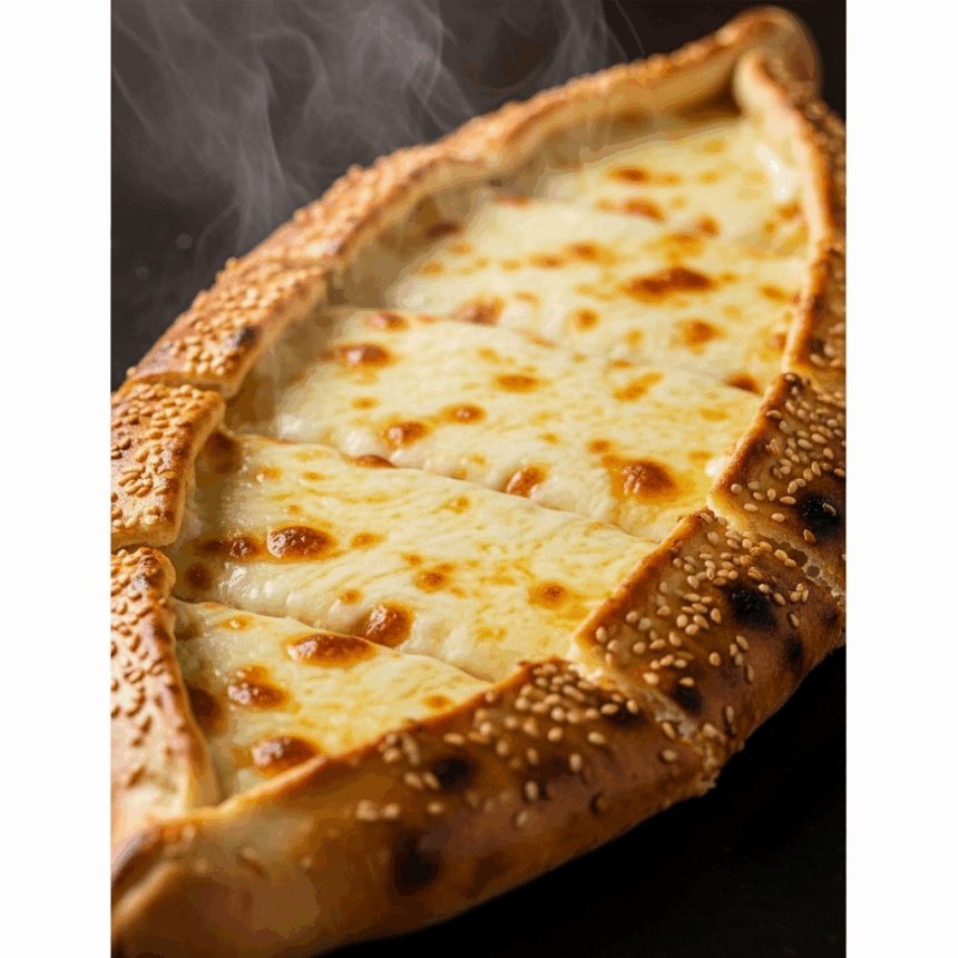 Cheesy Pide: Discover Turkey's Savory Flatbread Delight