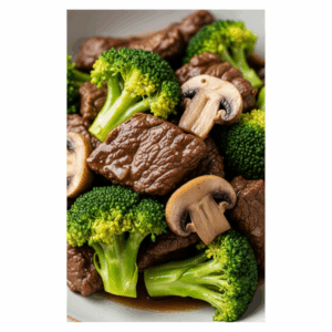 Savor Vegan Beef & Broccoli with Mushrooms: A Flavorful Twist