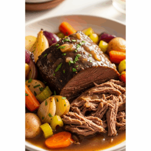 Hearty Classic Beef Pot Roast with Garden-Fresh Veggies