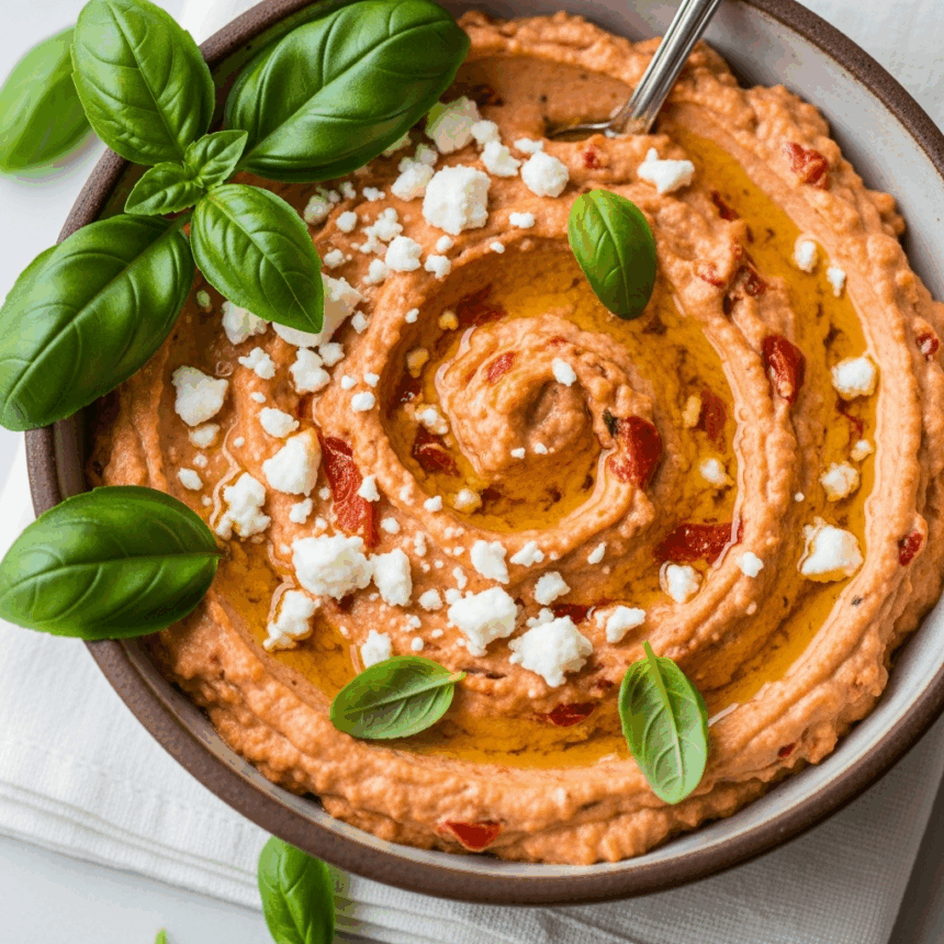 Bold & Creamy: Roasted Red Pepper and Feta Dip Recipe
