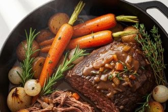 Hearty Classic Beef Pot Roast with Garden-Fresh Veggies