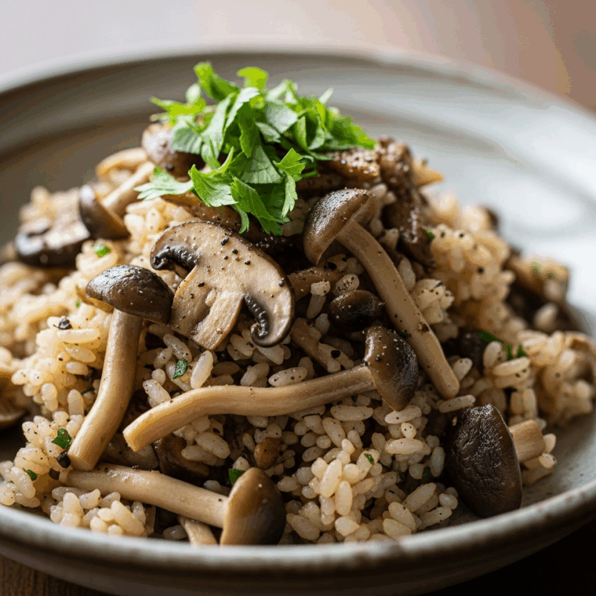Captivating Mushroom Rice: A Savory Twist on a Classic Dish