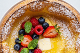 Golden Dutch Baby Pancake: A Fluffy Oven-Baked Delight