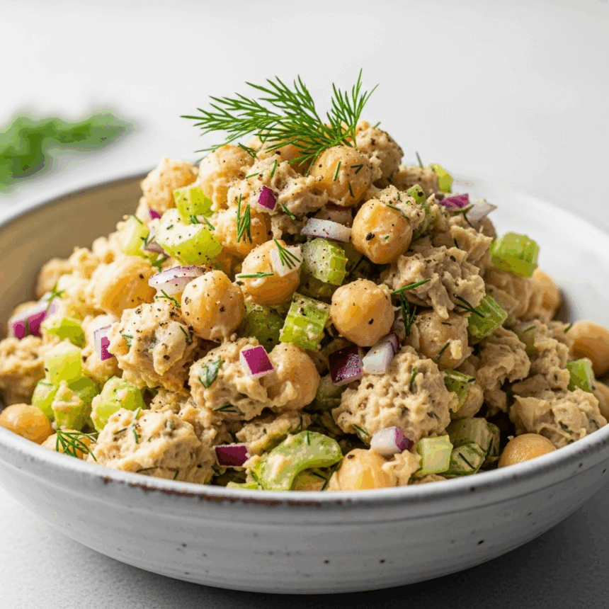 Wholesome Vegan Chickpea Tuna Salad: A Plant-Based Twist