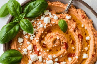 Bold & Creamy: Roasted Red Pepper and Feta Dip Recipe