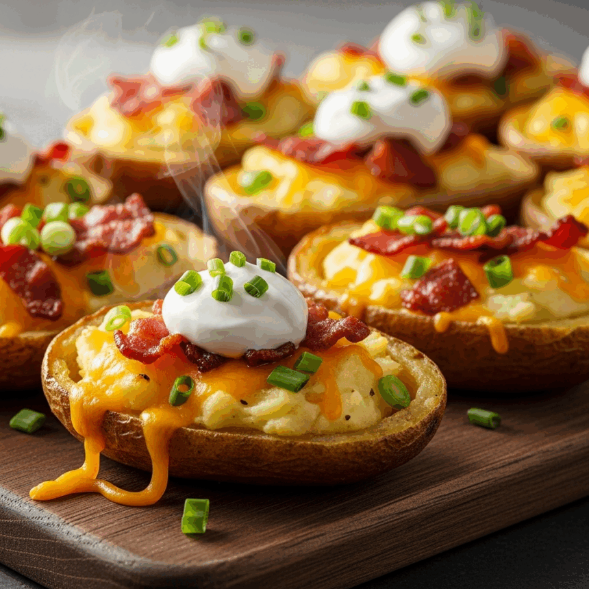 Crispy Loaded Baked Potato Skins: The Ultimate Appetizer