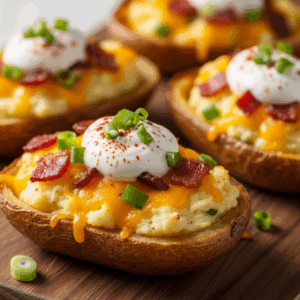 Crispy Loaded Baked Potato Skins: The Ultimate Appetizer
