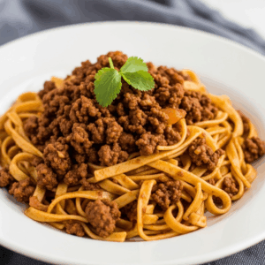One-Pan Ground Beef & Noodles
