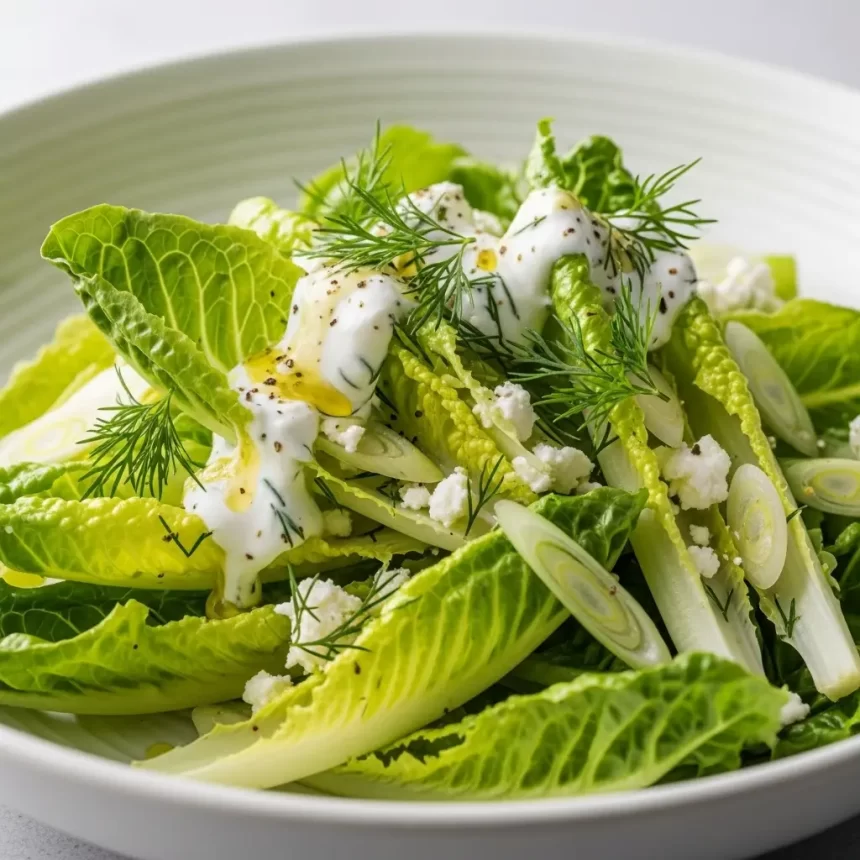 Maroulosalata: Discover Greece's Refreshing Green Lettuce Salad