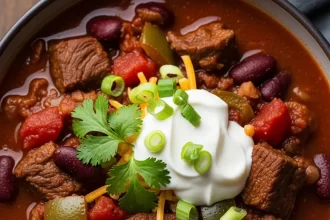 Savor Bold Flavors: Easy Texas-Style Beef Chili Recipe
