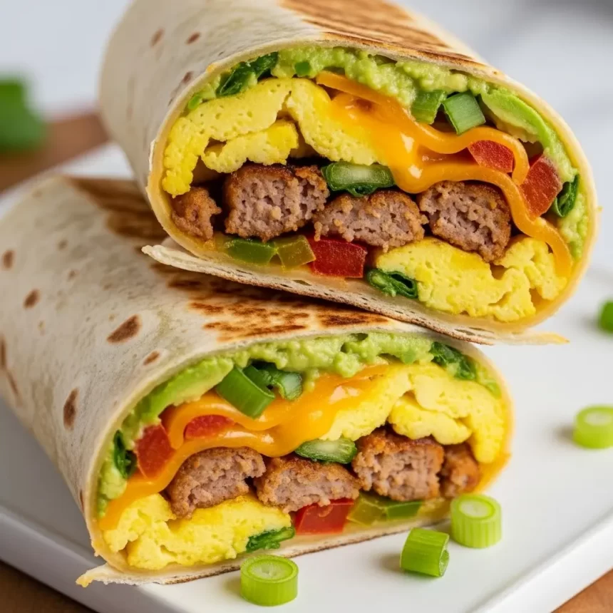Wrap Up Flavor: Keto Breakfast Burrito with Low-Carb Tortilla