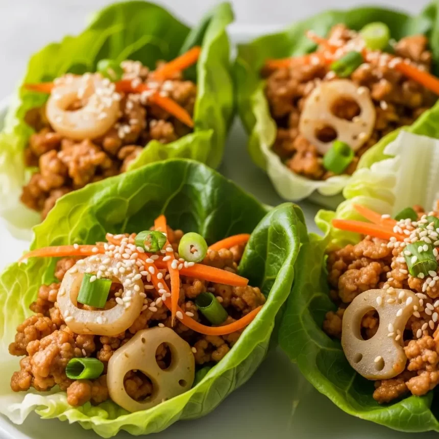 Fresh & Flavorful: Quick Chicken Lettuce Wraps Recipe