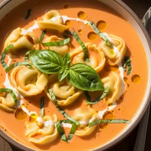 One-Pot Creamy Tomato Tortellini Soup: Cozy & Delicious