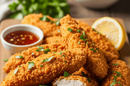 Crispy Oven-Fried Chicken Tenders: Crunchy & Healthy Delight