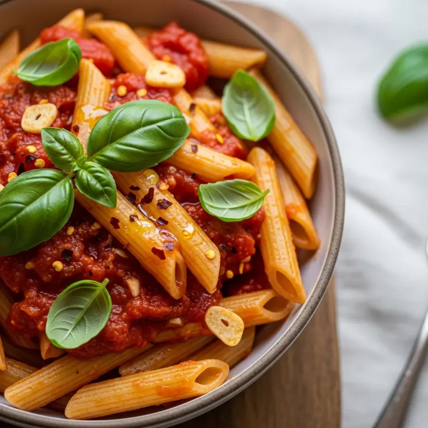 Fiery Penne Arrabbiata: A Spicy Tomato Pasta Delight