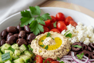 Mediterranean Quinoa Bowls with Hummus: Flavorful & Fresh