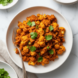  Vegan Butter Chicken with Cauliflower Twist

