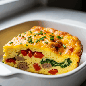 Wholesome Gluten-Free Egg Casserole for Nutritious Mornings
