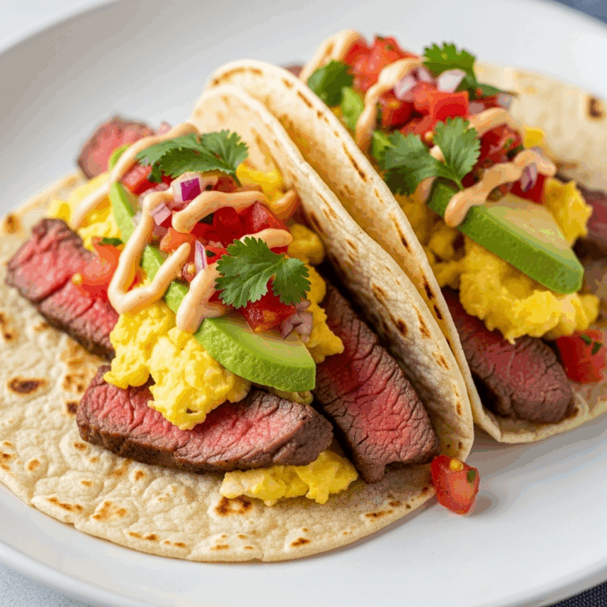Sunrise Feast: Crafting Perfect Steak and Egg Breakfast Tacos