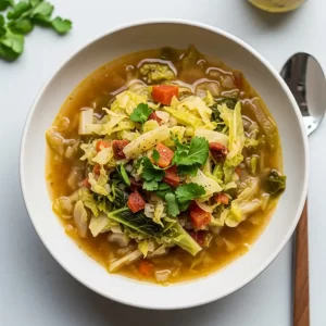 Hearty Keto Cabbage Soup with Savory Ground Beef Twist 