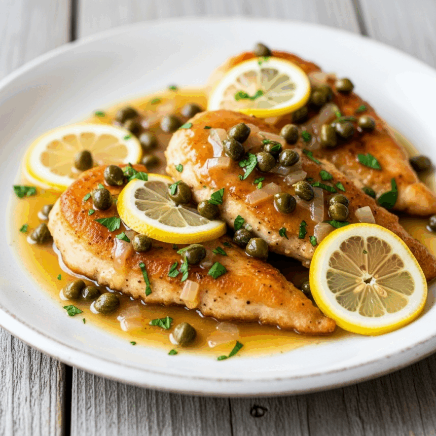 Zesty Chicken Piccata Without Wine: A Fresh Twist Recipe