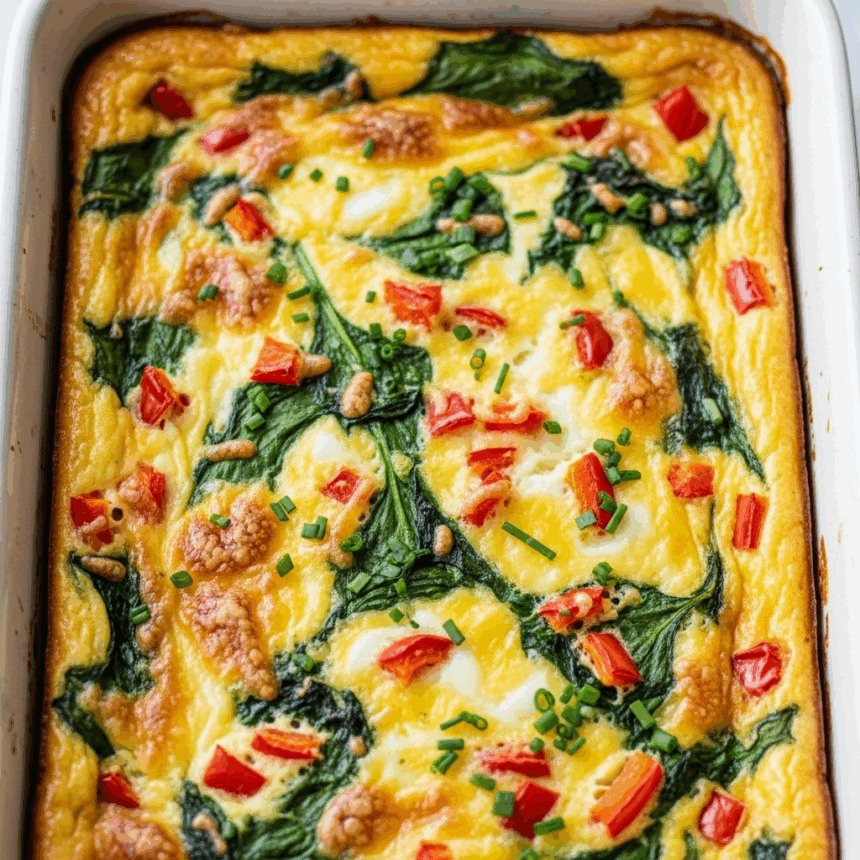 Wholesome Gluten-Free Egg Casserole for Nutritious Mornings