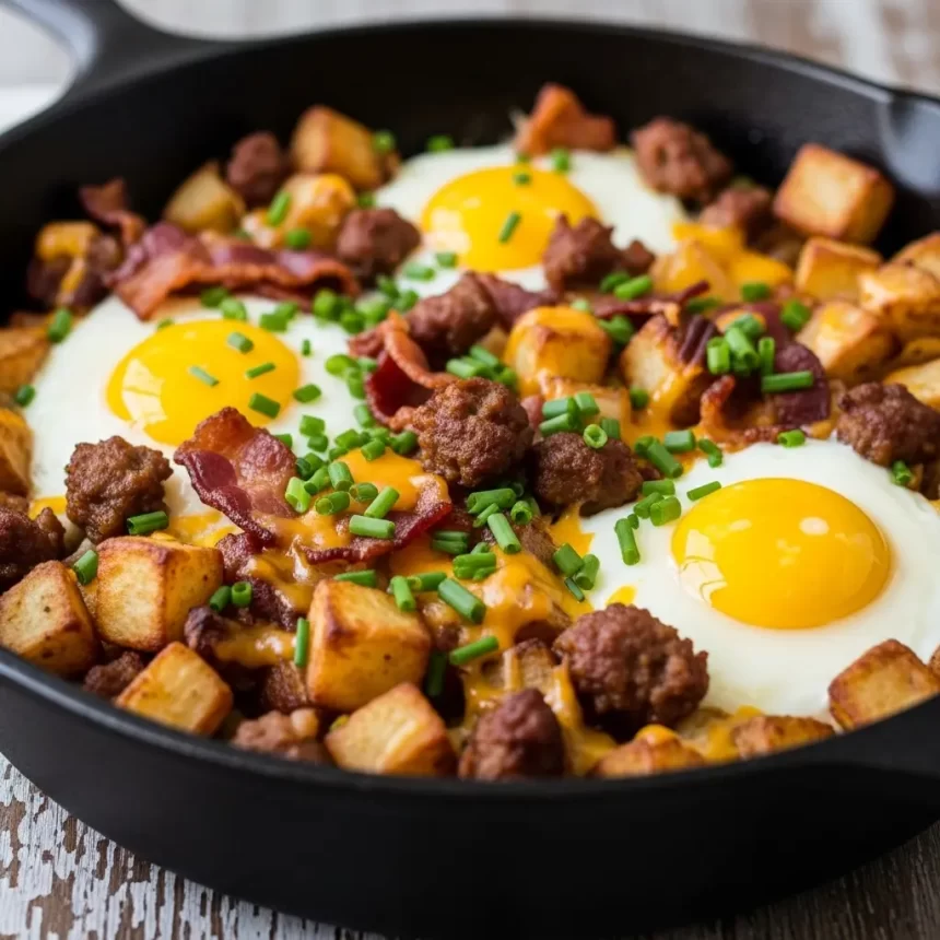 Hearty Loaded Breakfast Skillet Recipe to Start Your Day Right