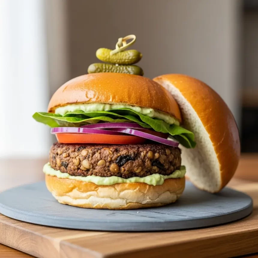 Hearty & Healthy: Easy Vegan Lentil Mushroom Burgers Recipe