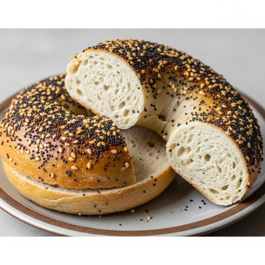 Crunchy Delight: Gluten-Free Bagels with Everything Seasoning