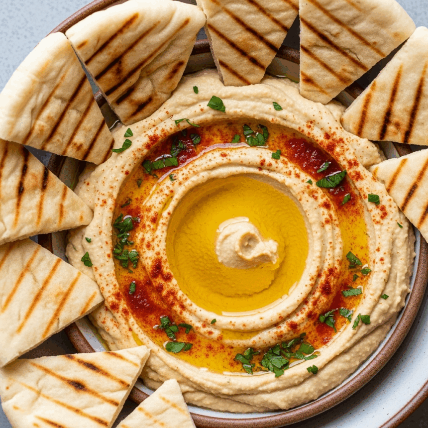 Creamy Hummus & Pita: A Delicious Homemade Delight