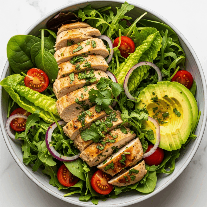 Zesty Keto Grilled Chicken Salad: A Low-Carb Delight