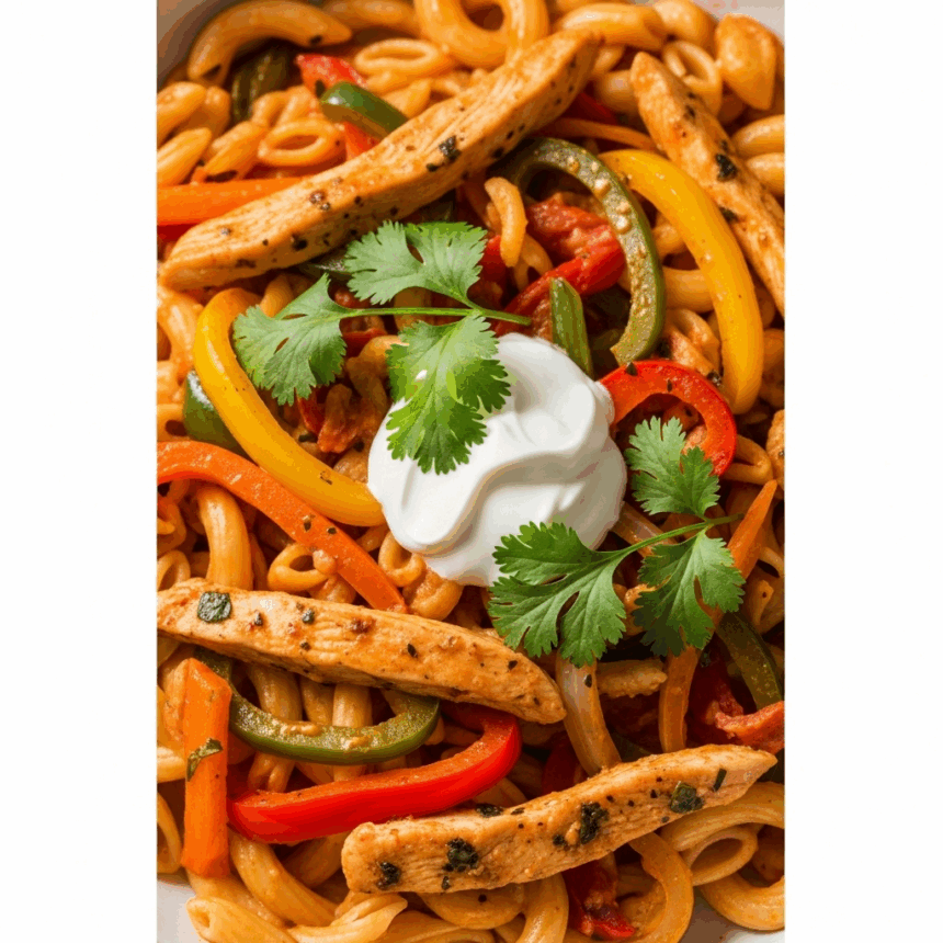 One-Pot Chicken Fajita Pasta: Flavor Meets Convenience