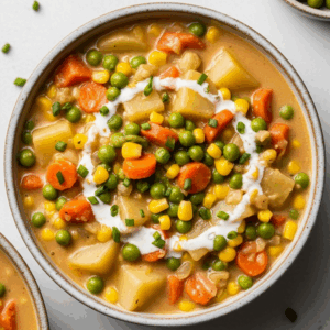 Velvety Creamy Vegetable Chowder: A Cozy Homemade Recipe