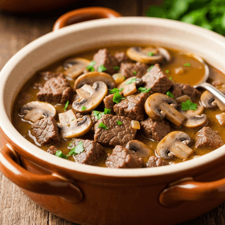 Hearty Beef & Mushroom Stew: A Comforting Classic Recipe