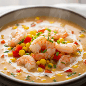 Creamy Delights: Easy Shrimp and Corn Chowder Recipe