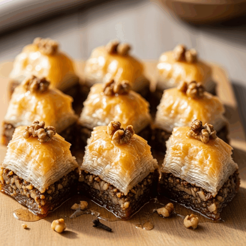 Decadent Vegan Walnut Baklava: A Sweet Plant-Based Treat