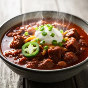 Savor Bold Flavors: Easy Texas-Style Beef Chili Recipe
