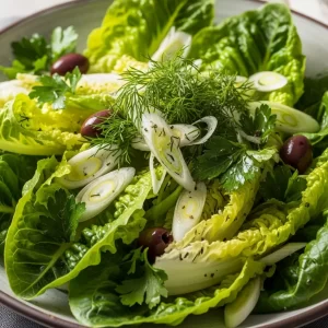 Maroulosalata: Discover Greece's Refreshing Green Lettuce Salad 