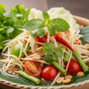 Som Tum Secrets: Exploring Thailand's Iconic Green Papaya Salad

