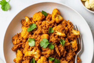 Vegan Butter Chicken with Cauliflower Twist