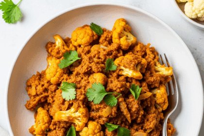 Vegan Butter Chicken with Cauliflower Twist