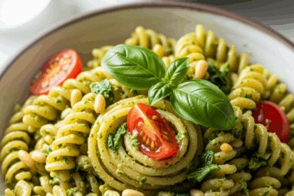 Brighten Dinner: Simple & Flavorful Vegan Pesto Pasta