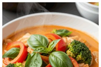 Vegan Thai Red Curry with Veggies