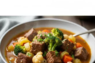 Hearty Keto Beef Stew with Veggies: Low-Carb Comfort Meal